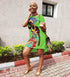 African Girl Print Casual Dress - RNF ENT