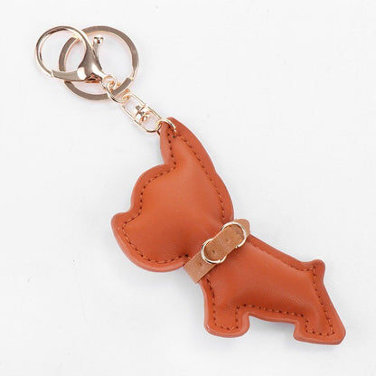 Cartoon Fadou Puppy PU Leather Key Chain - RNF ENT