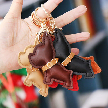 Cartoon Fadou Puppy PU Leather Key Chain - RNF ENT