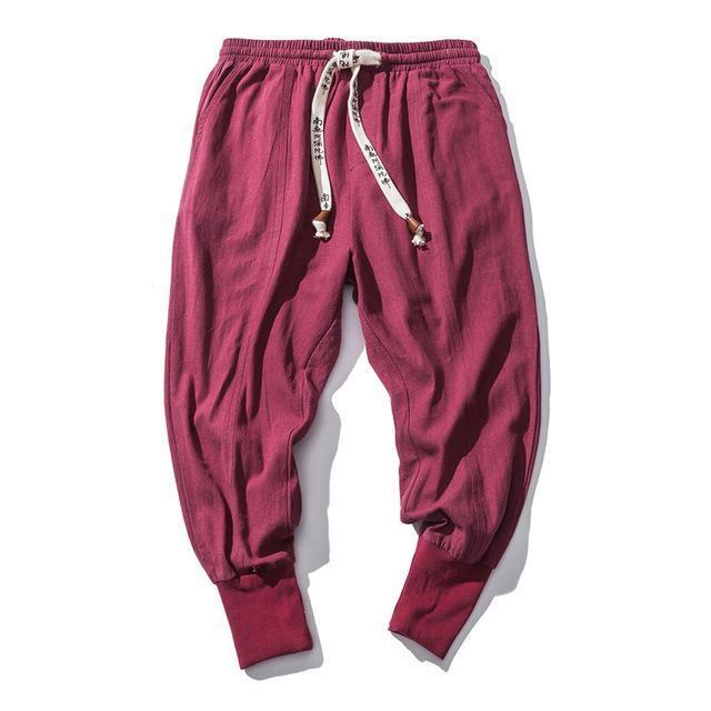 Cotton And Linen Feet Jarem Pants Tide Hip Hop Pants For Man - RNF ENT