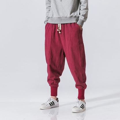 Cotton And Linen Feet Jarem Pants Tide Hip Hop Pants For Man - RNF ENT