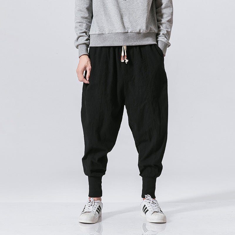 Cotton And Linen Feet Jarem Pants Tide Hip Hop Pants For Man - RNF ENT