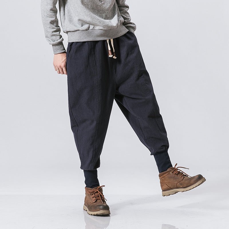 Cotton And Linen Feet Jarem Pants Tide Hip Hop Pants For Man - RNF ENT