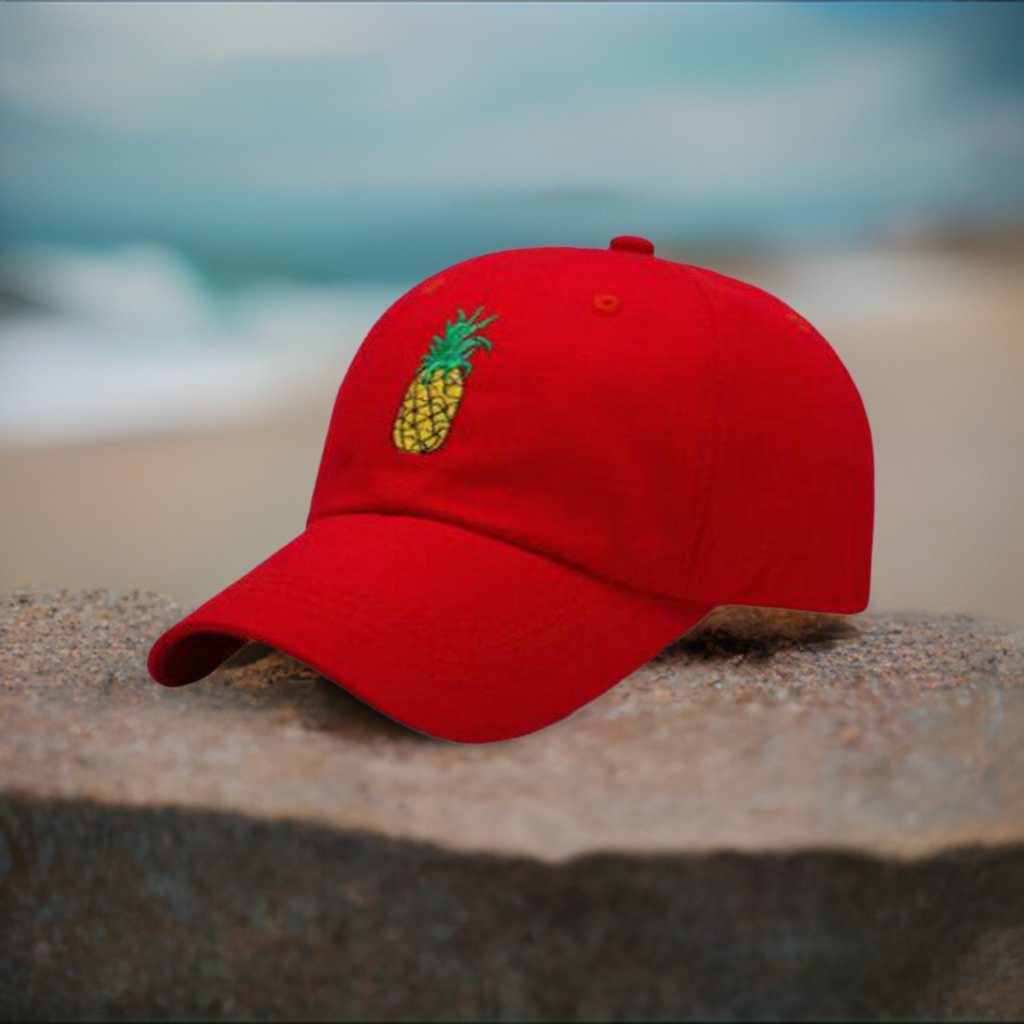 Embroidered Pineapple Baseball Cap Adjustable Cotton - RNF ENT