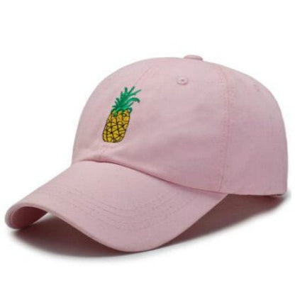 Embroidered Pineapple Baseball Cap Adjustable Cotton - RNF ENT