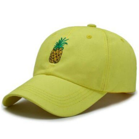 Embroidered Pineapple Baseball Cap Adjustable Cotton - RNF ENT