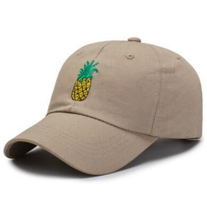 Embroidered Pineapple Baseball Cap Adjustable Cotton - RNF ENT