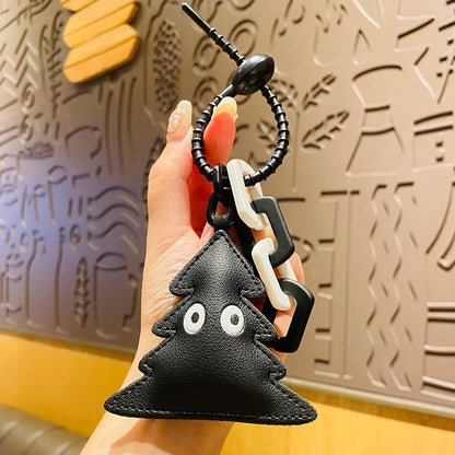 Creative Cartoon Leather Key Chain Pendant