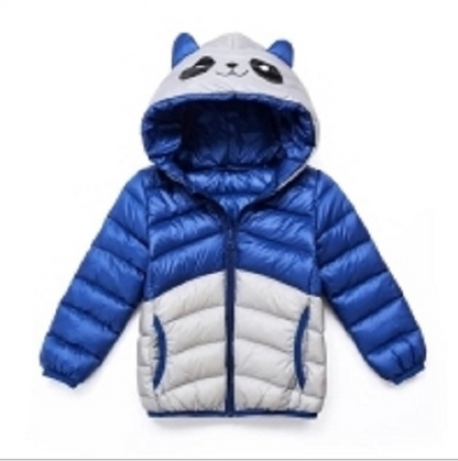 Short down jacket for children