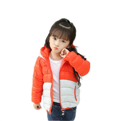 Short down jacket for children