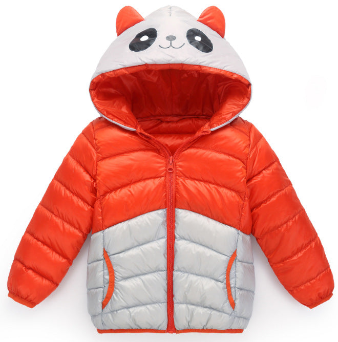 Short down jacket for children