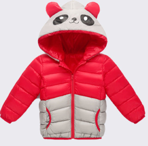 Short down jacket for children