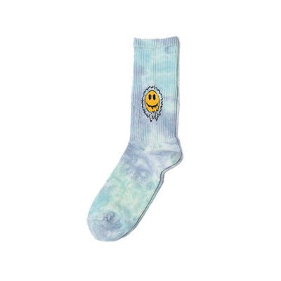 Tie - Dyed Face Floret Cotton Mid - Tube Socks - RNF ENT